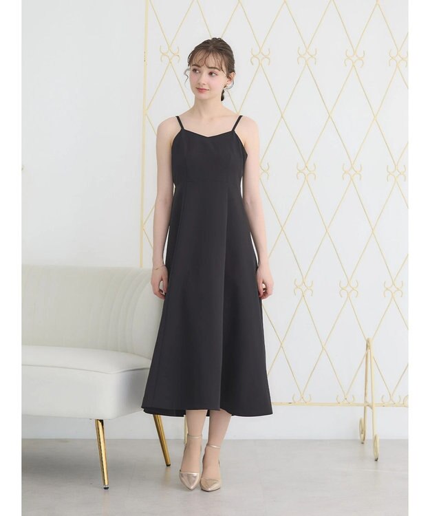 earth music&ecology ＳＥＴ２点ボレロ＋キャミワンピース Black