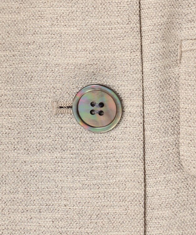 組曲 ライトリネンライク ジャケット ベージュ系