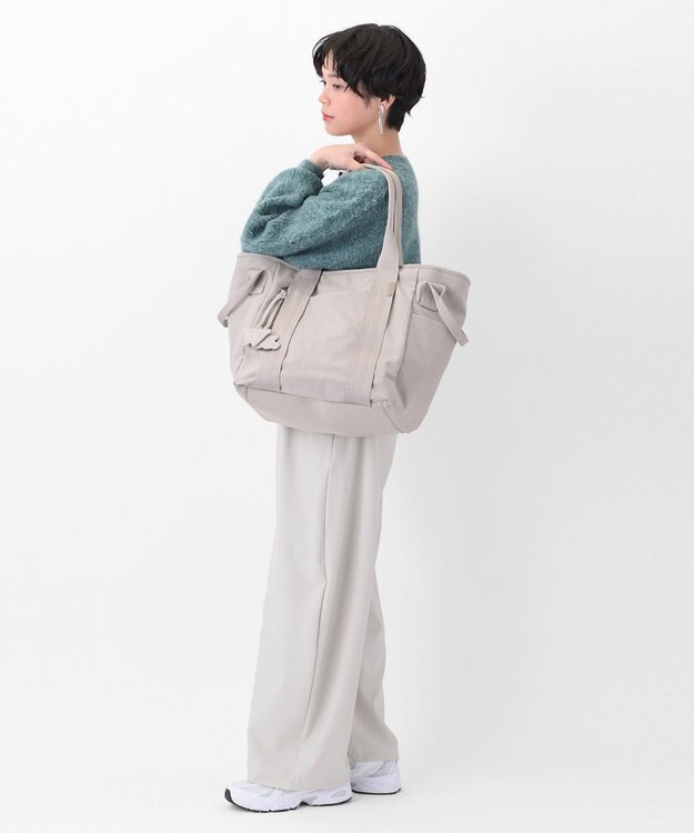 ACE BAGS & LUGGAGE W&.Day/Night エムート トートバッグ A4サイズ Lサイズ 20522 ダブルアンドデイナイト ライトグレー