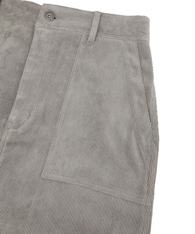 AMERICAN HOLIC コーデュロイベイカータイトスカート Gray