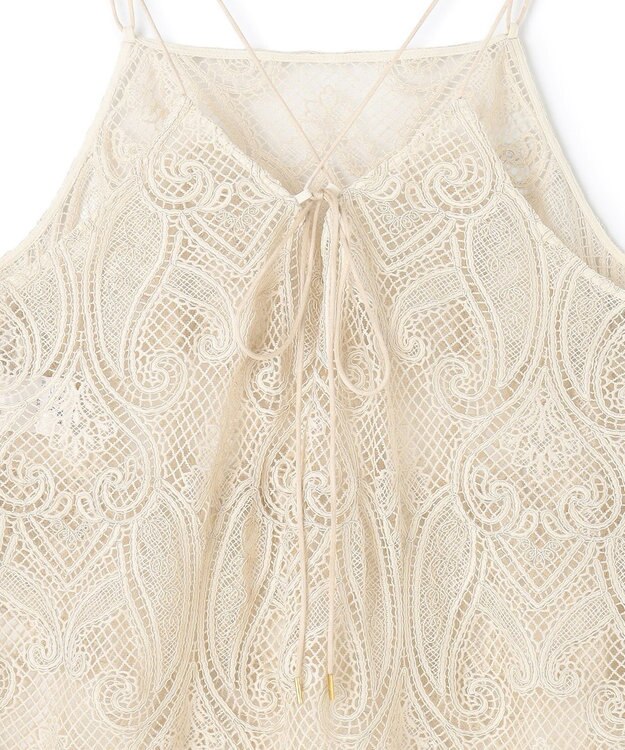 23区 【先行予約】ペイズリーレース キャミソールワンピース ベージュ系