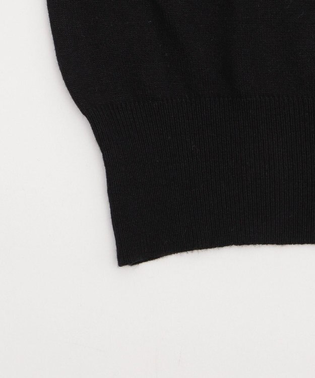 WEGO 【WEB限定/25年秋冬新作/洗濯OK/毛玉レス】ハイネックプルオーバー ブラック