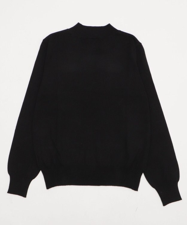 WEGO 【WEB限定/25年秋冬新作/洗濯OK/毛玉レス】ハイネックプルオーバー ブラック