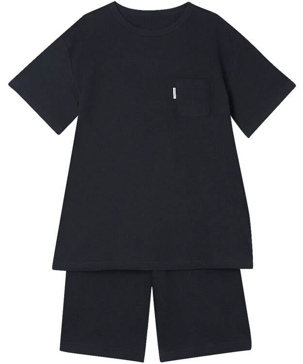 ワコール／睡眠科学 パジャマ 綿100%(本体) ワッフル素材 5分袖 半袖 5分丈 レディース YDT125 睡眠科学／ワコール コン