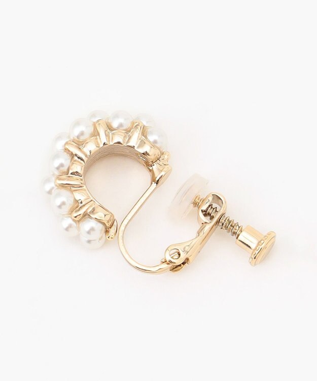 組曲 グレインパールイヤリング ゴールド系