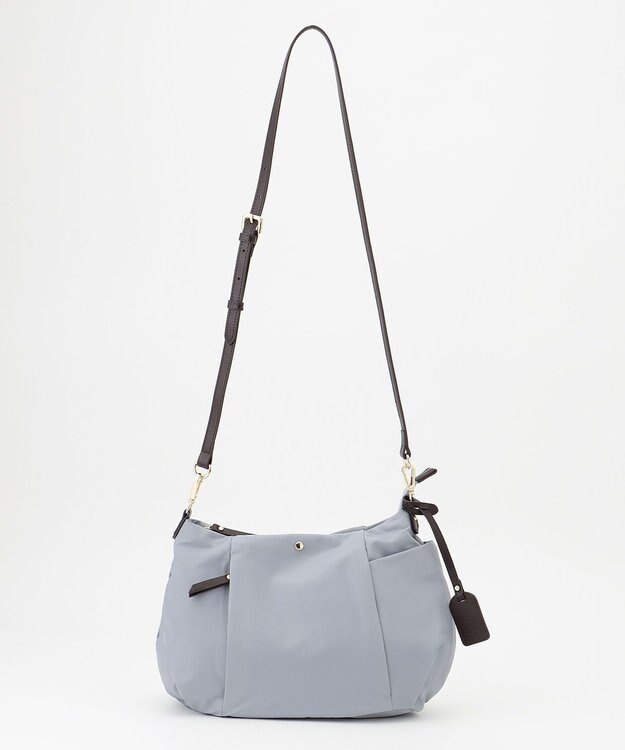 J.PRESS LADIES 【WEB限定カラーあり・2way】 ナイロン ショルダー バッグ ブルー系