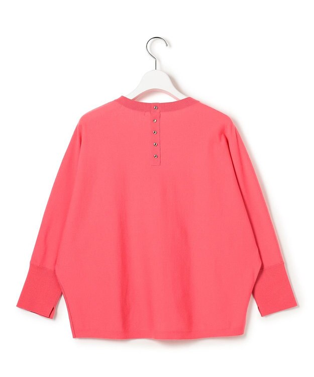 23区 L 【先行予約】ネオコンフォートストレッチ ドルマン ニット コーラル系