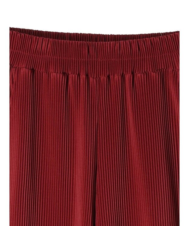 CRAFT STANDARD BOUTIQUE カットプリーツパンツ Bordeaux