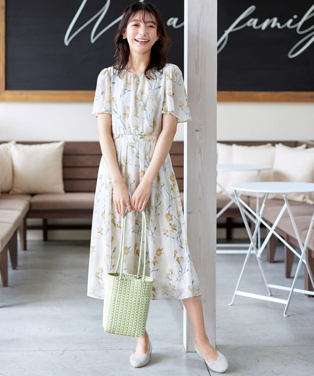 Tiaclasse メルカドウーヴンバッグ ミント