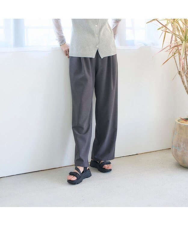 MODE ET JACOMO <noyau>トリプルベルクロ厚底スポーツサンダル ブラック