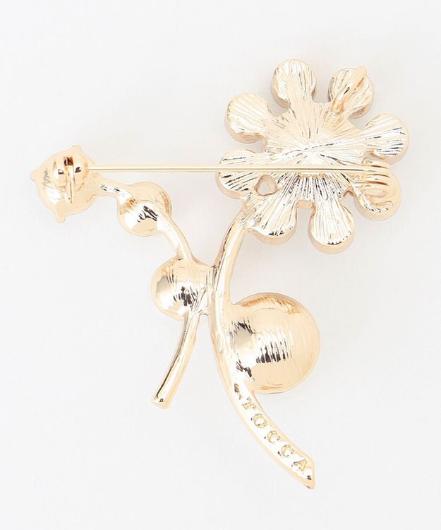 TOCCA DAISY FLOWER BROOCH NECKLACE 2WAY ブローチネックレス ゴールド系