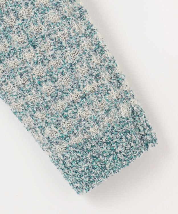 自由区 S ツイーディー ニット ブルー系