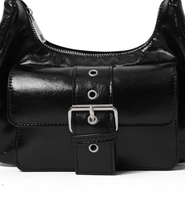 WEGO ハトメベルトポケットショルダー ブラック