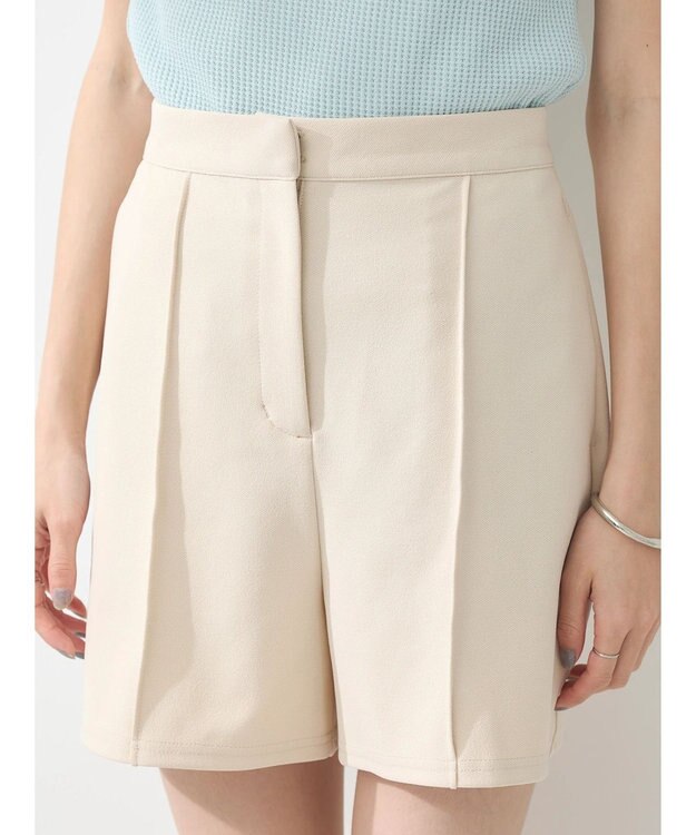 earth music&ecology カットツイルショートパンツ Light Beige