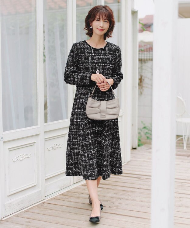 Tiaclasse 【安田美沙子さん着用・2way】リボンギャザーミニバッグ グレージュ