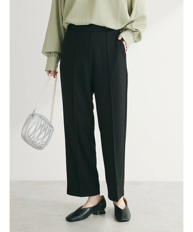 Green Parks らくスレストレートパンツ