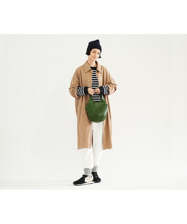 genten 【WEB限定カラー】ユーフラテス(boxバージョン) トートバッグ小 グリーン