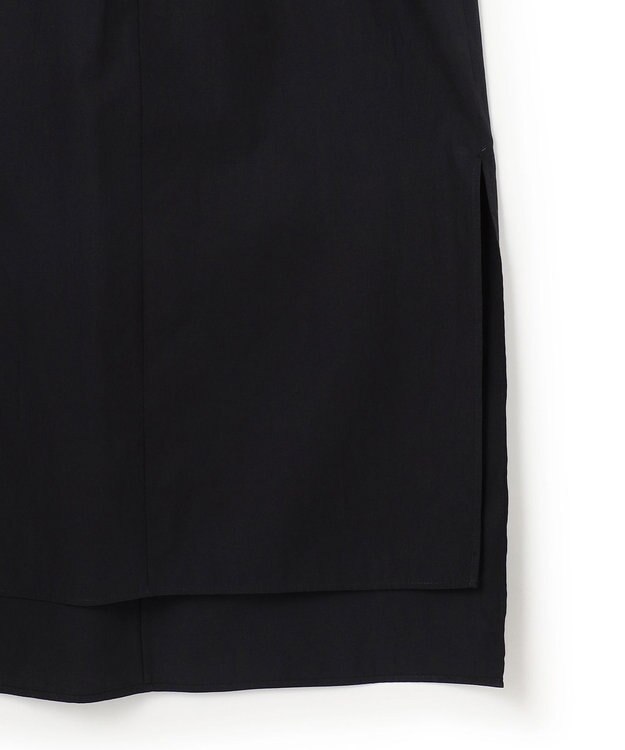 BEIGE， MALLOW / コットンタック バルーンスリーブドレス Black