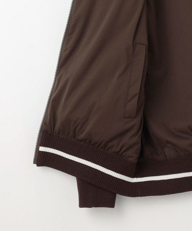 23区GOLF 【MEN】リバーシブルニットブルゾン ターコイズブルー系2