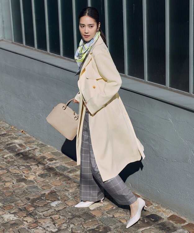 自由区 ポインテッド パンプス ベージュ系