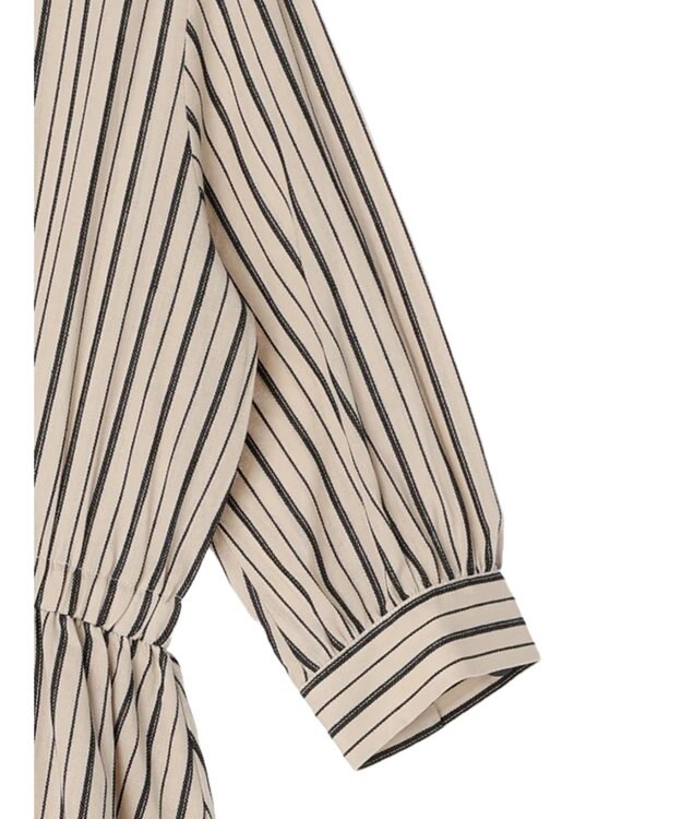 Green Parks ・ＥＬＥＮＣＡＲＥ　ＤＵＥ　ドビーストライプワンピ Beige