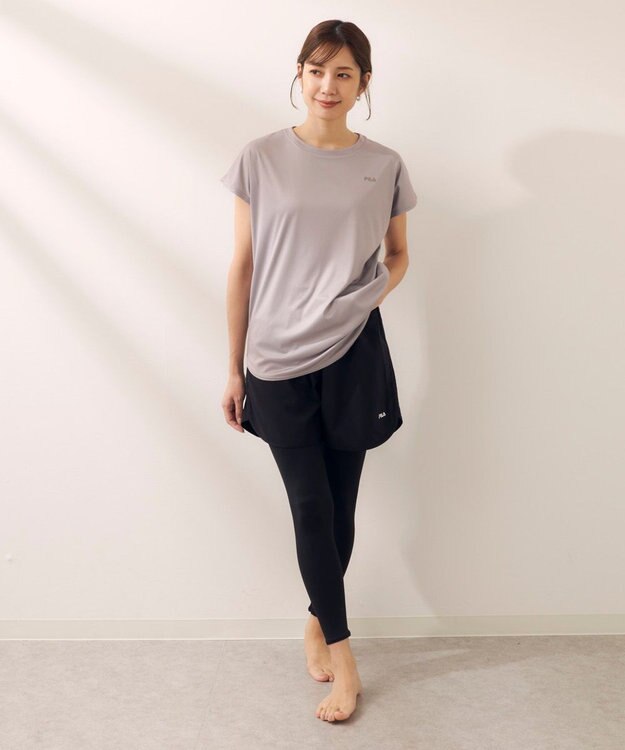 OP／FILA 【FILA】水陸両用フィットネスウェア 3点セット ベージュ