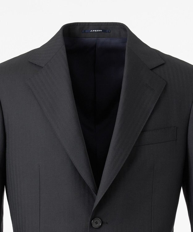 J.PRESS MEN 【JAPAN CRAFT CLOTH】シャドーヘリンボーン スーツ/総裏 ネイビー系1
