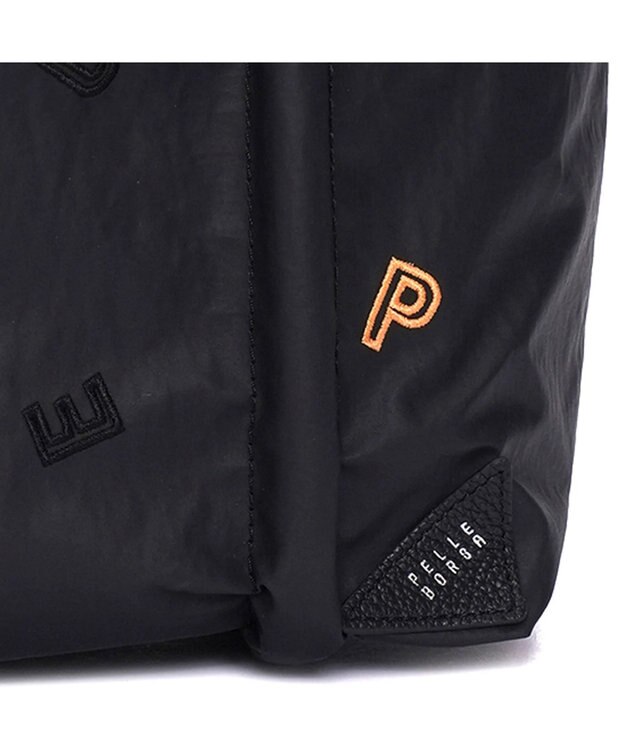 PELLE BORSA ミドルトート Wrinkle リンクル 6524 ブラック