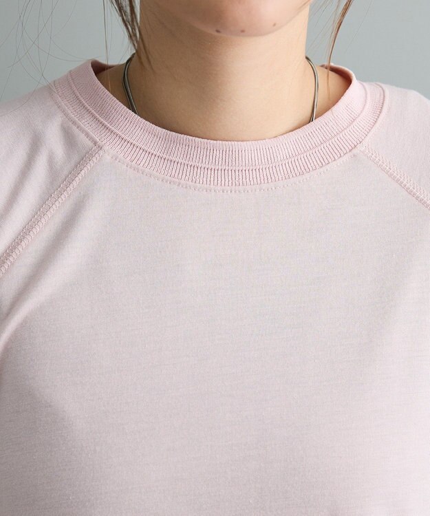 CRAFT STANDARD BOUTIQUE リブ切替ラグランチュニック Pink