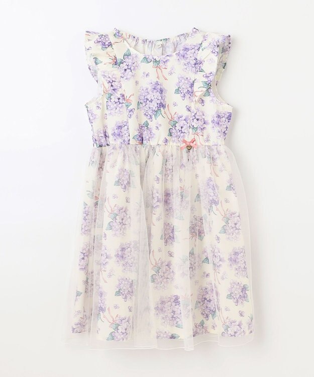 ANY KIDS アジサイ ワンピース ホワイト系