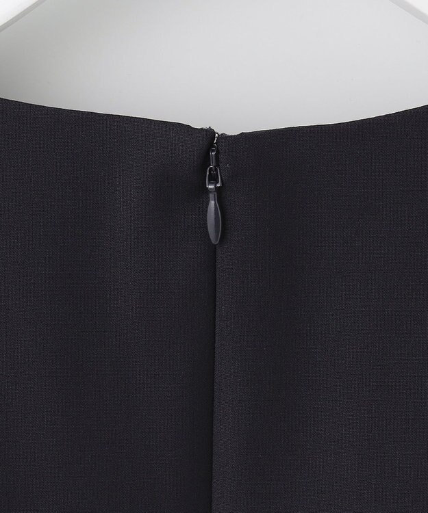 J.PRESS LADIES BAHARIYE SOLID フレアー ワンピース ネイビー系