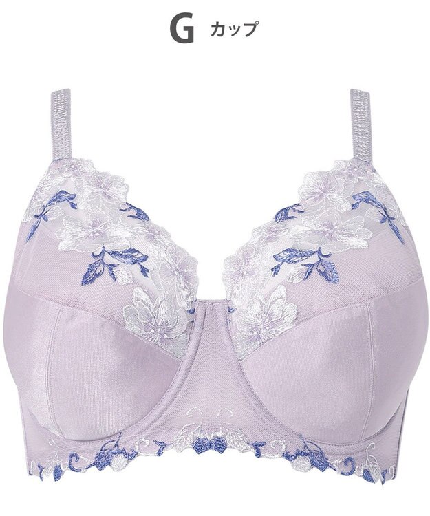 Wing ブラジャー Wing Lesiage 安定感のあるつけごこち 綿混素材(肌側) 【5010シリーズ】 フルカップブラ Hカップまで対応 大きいサイズ PB5010 ウイング／ワコール チャコールグレー