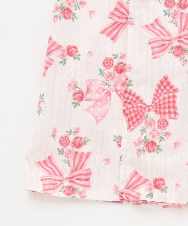 ANY KIDS 3WAY ロング丈 浴衣 セット リボン総柄