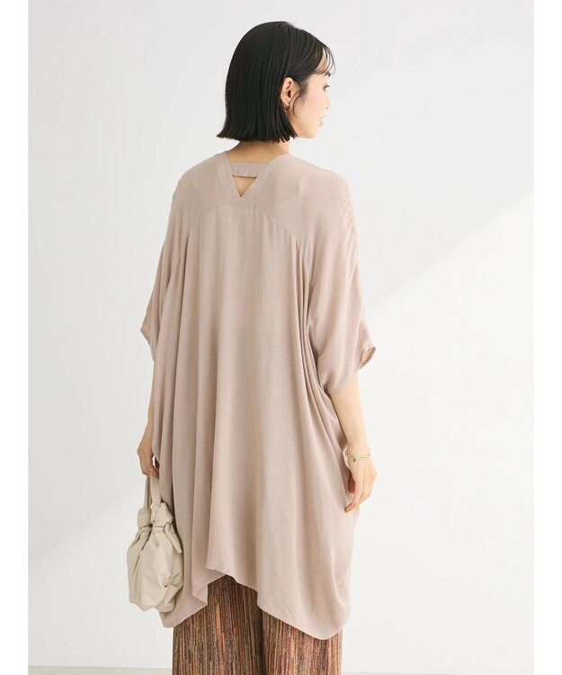 Green Parks Ｉ　レーヨンクレープチュニック Beige