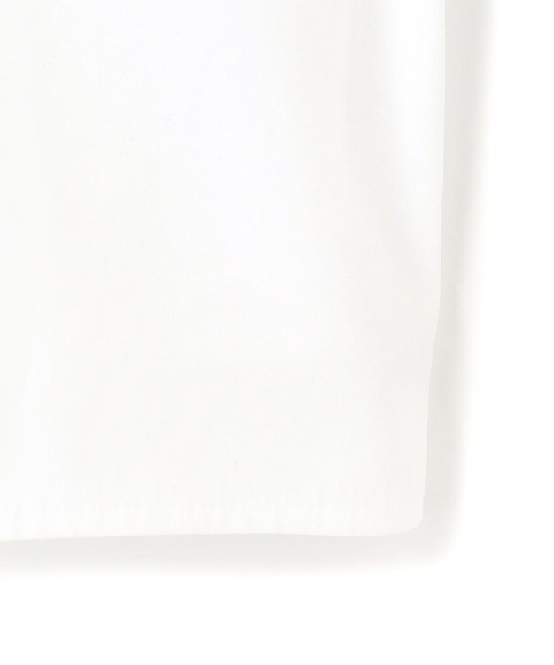 BEIGE， 【洗える】MAGNOLIA / ゴールド釦コットンショート丈ブラウス White