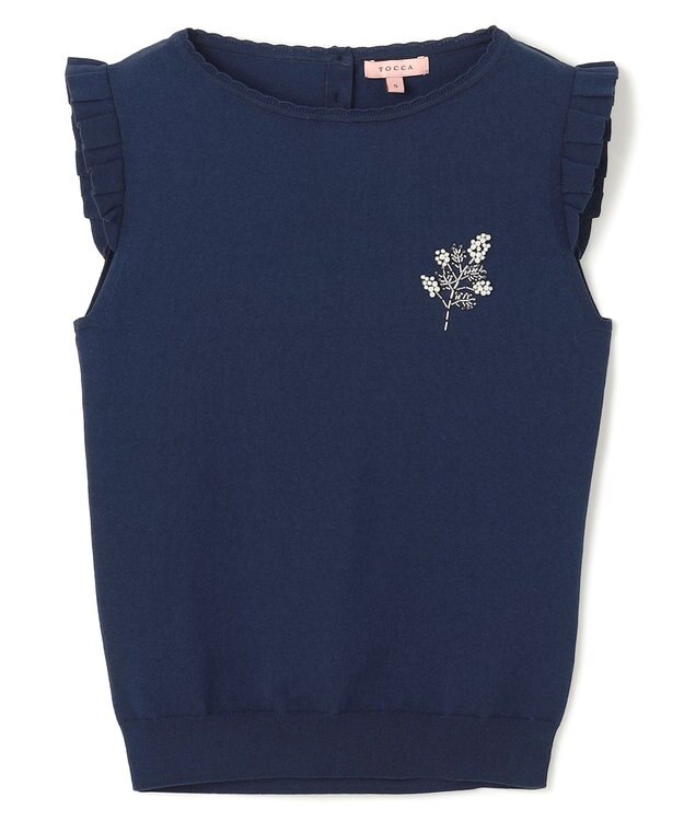 TOCCA LITTLE MIMOSA ニットトップス ネイビー系