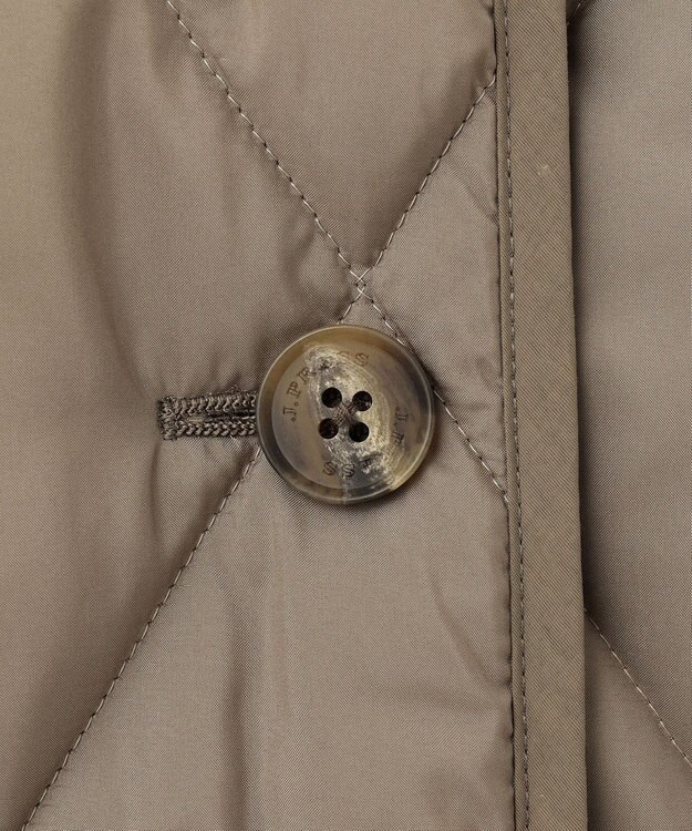 J.PRESS LADIES L 【抗菌防臭】コンパクトタフタプレミアム撥水 ショート アウター ブラウン系