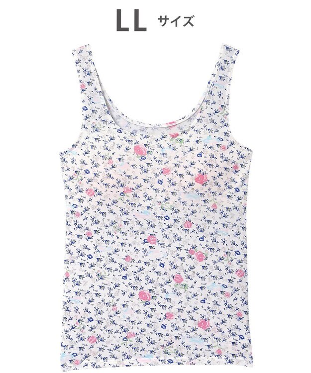 tsumori chisato SLEEP ツモリチサト カップ付きインナー タンクトップ 綿100%(パッド受け) レディース UCX580 /ワコール アイボリー