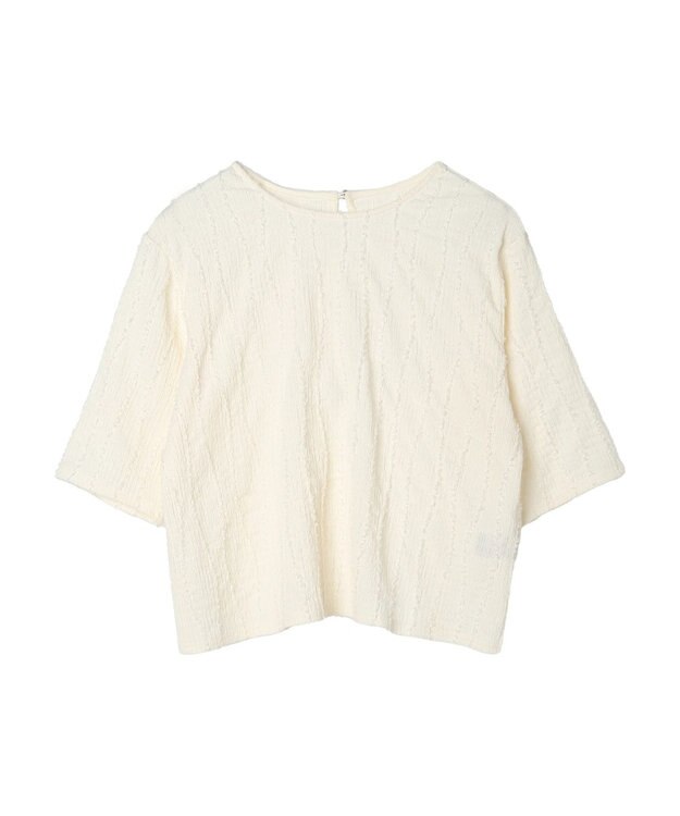 Green Parks ・ＥＬＥＮＣＡＲＥ　ＤＵＥ　ジャカードＴＥＥ Ivory