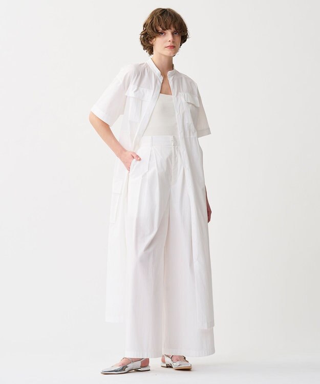 uncrave カラータイプライター ワイドパンツ オフ