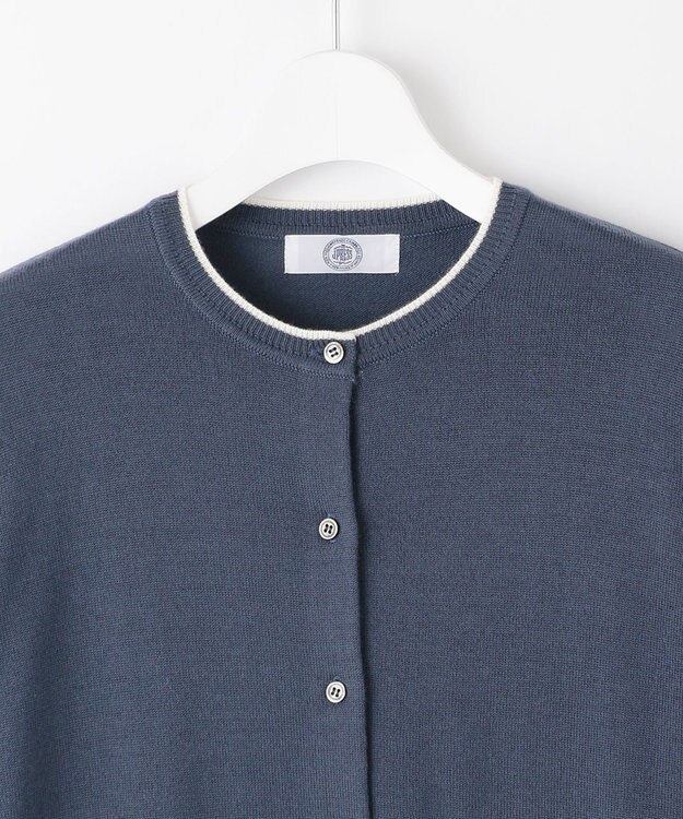 J.PRESS LADIES 【洗える】アーガイル ツイン ニット ブルーグレー系