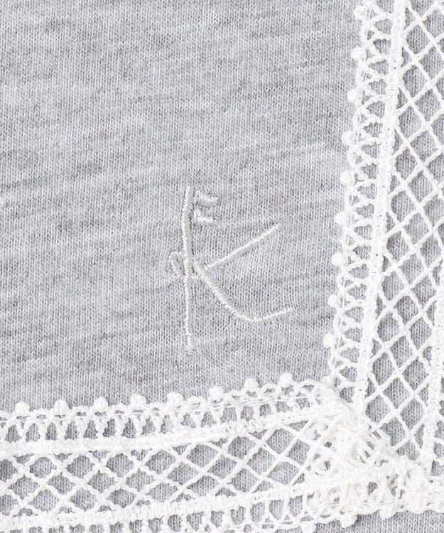 組曲 KIDS 【UVカット】【150-160㎝】セーラーレース ワンピース グレー