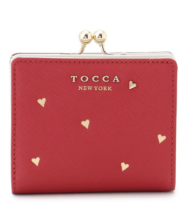 TOCCA LUCKY SHOWER BIIFOLOD WALLET 二つ折り財布 レッド系