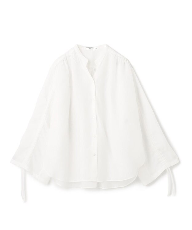 BEIGE， LILAC / シアーブラウス White