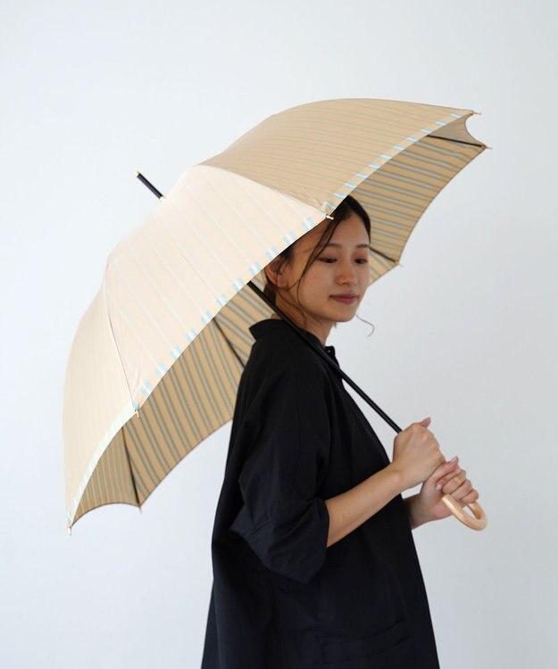 槇田商店 Riff  ハニーマスタード 長傘 クリーム