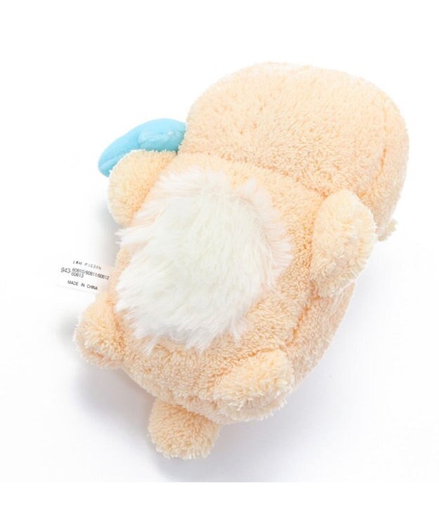 Mother garden しろたん らっこいぬ むぎゅとろ マスコット 16.5cm ぬいぐるみ 小さい 茶系