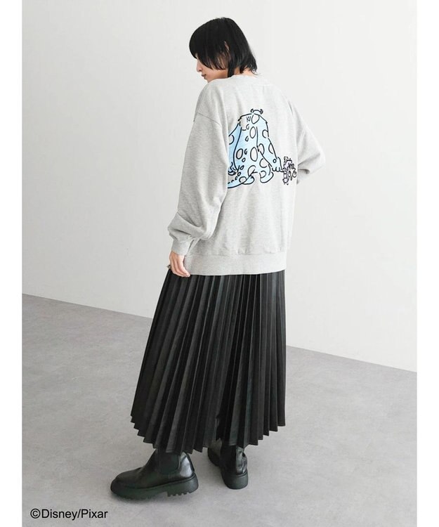 Green Parks モンスターズ・インク／バックプリントプルオーバー Gray Mixture