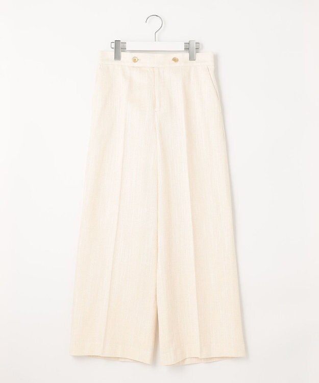 自由区 L 【セット可】ラミーブッチャー パンツ アイボリー系