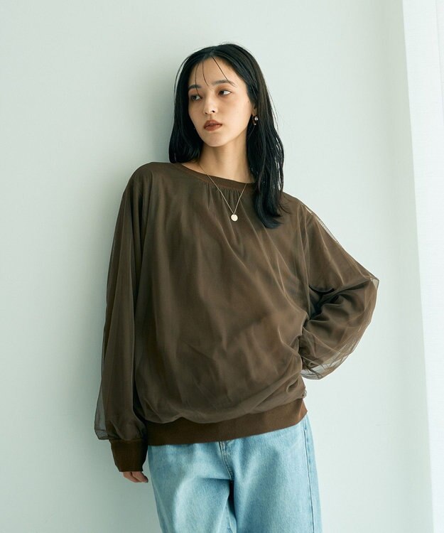 YECCA VECCA オーバーチュールニット Brown