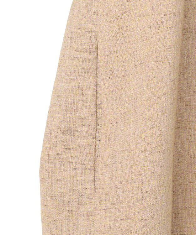 ICB 【先行予約】 ミックスブッチャー ショートトレンチコート ベージュミックス